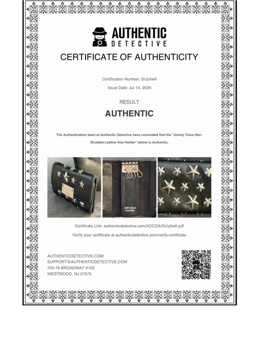 Jimmy Choo this authentic